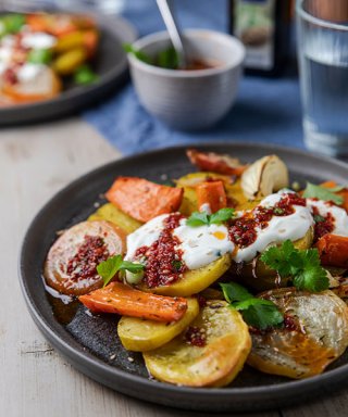 Röstgemüse mit Gewürz-Öl