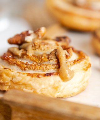 Tahin-Schnecken mit Pekannuss