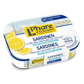 Sardinen in ölfreier Marinade mit Zitrone