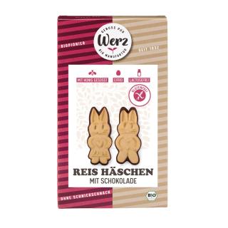 Reis Häschen mit Schokolade, glutenfrei