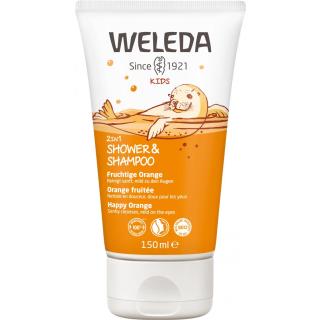 Kids 2in1 Shower & Shampoo Fruchtige Orange