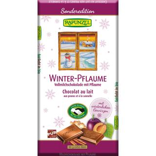 Vollmilchschokolade Winter-Pflaume