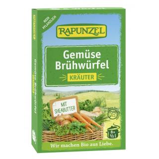 Gemüse-Brühwürfel mit Kräutern, mit Bio-Hefe