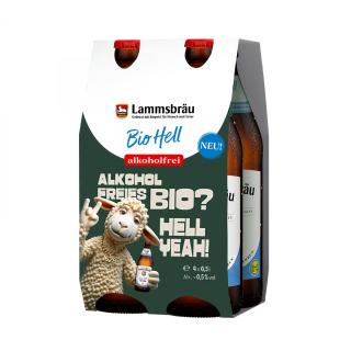 Lammsbräu Bio Hell alkoholfrei 4-Pack