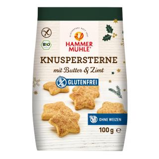 Knuspersterne mit Butter und Zimt