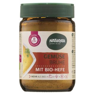 Gemüsebrühe mit Bio-Hefe, Glas