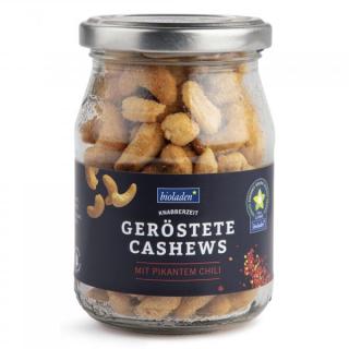 b*geröstete Cashews mit pikantem Chili
