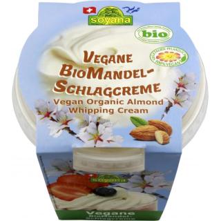 Mandel-Schlagcreme - vegane Alternative zu Schlagsahne auf der Basis von Mandeln