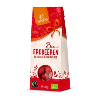 Erdbeeren in weißer Zitronen
