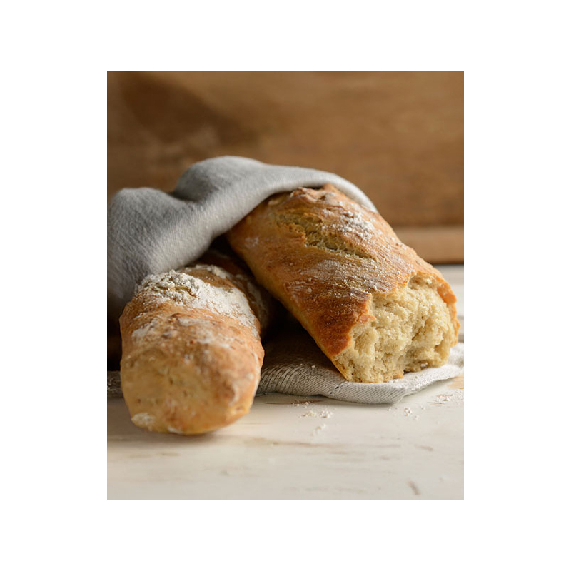 Rustikales Dinkel-Baguette