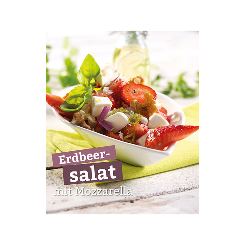 Erdbeersalat mit Mozzarella