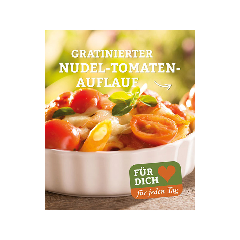 gratinierter Nudel-Tomaten-Auflauf