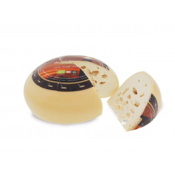 Mèkkertaler, Großlochkäse aus Ziegenmilch