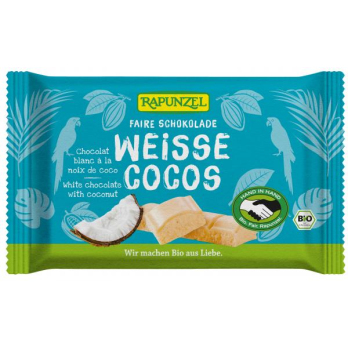Weiße Schokolade mit Kokosstückchen HIH