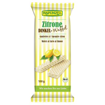 Dinkelwaffel Zitrone