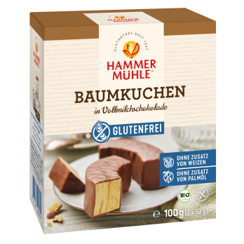 Vollmilch-Baumkuchenringe glutenfrei