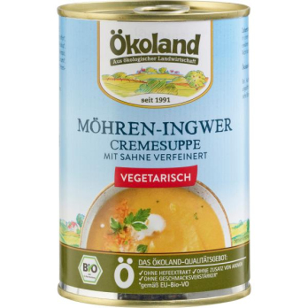 Möhren-Ingwer-Cremesuppe vegetarisch