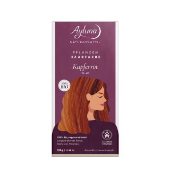 Pflanzenhaarfarbe Kupferrot
