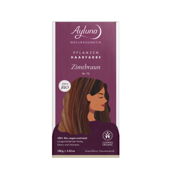Pflanzenhaarfarbe Zimtbraun