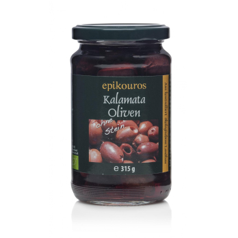 Kalamata-Oliven entsteint