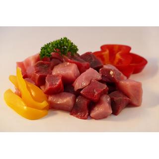 Gulasch gemischt (Rind/Schwein) (200-300g)