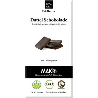 Dattel Schokolade - Edelbitter 80%