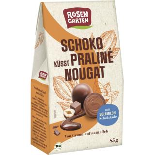 Schoko küsst Praline Nougat