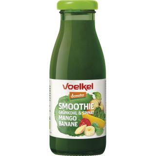 Grüner Smoothie mit Mango Grünkohl Spinat