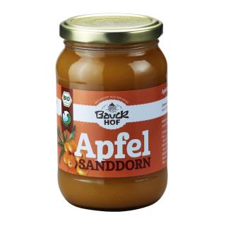 Apfel-Sanddornmus gesüßt
