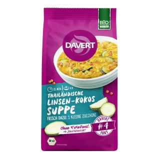 Thailändische Linsen-Kokos-Suppe
