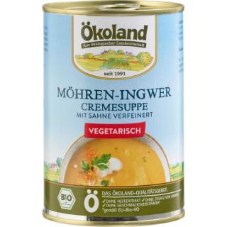 Möhren-Ingwer-Cremesuppe vegetarisch