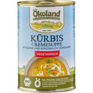 Kürbis-Cremesuppe vegetarisch