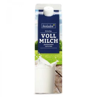 Vollmilch im Karton, mind. 3,7 % Fett