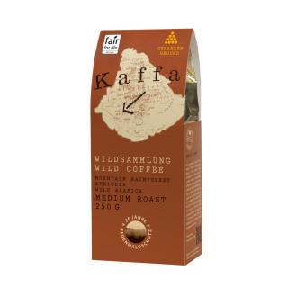 Kaffa Wildkaffee, medium, gemahlen,
