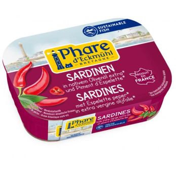 Sardinen mit Olivenöl und Piment d´Espelette