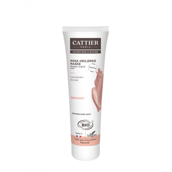Cattier Rosa Heilerde Maske für empfindliche Haut