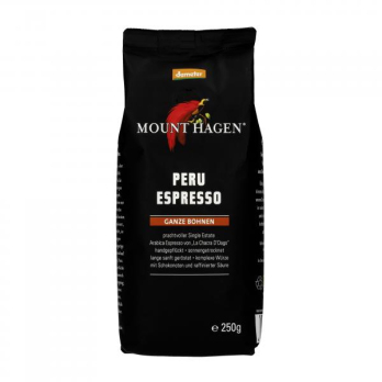 Espresso Peru ganze Bohne Softpack