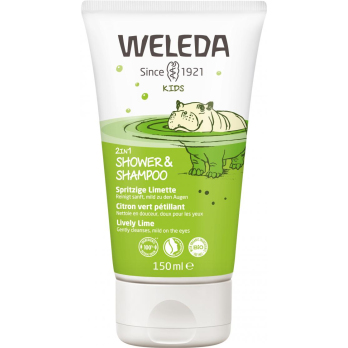 Kids 2in1 Shower & Shampoo Spritzige Limette