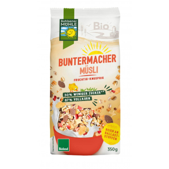 Buntermacher Knuspermüsli mit Schoko und Erdbeere