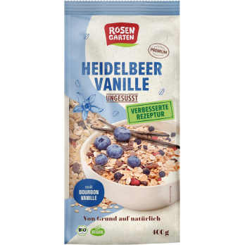Heidelbeer-Vanille ungesüßt