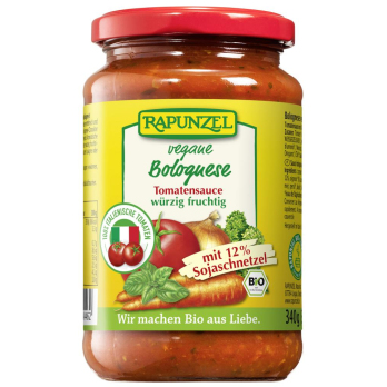 Tomatensauce Bolognese, mit Soja