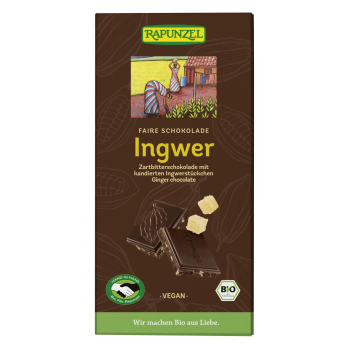 Zartbitter Schokolade Ingwer 55% HIH