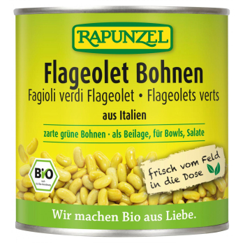 Flageolet Bohnen in der Dose