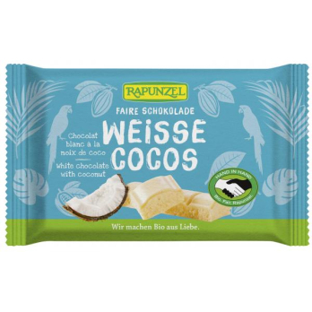 Weiße Schokolade mit Kokosstückchen HIH