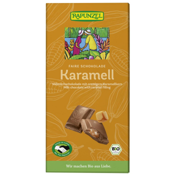 Vollmilch Schokolade mit Karamellfüllung HIH