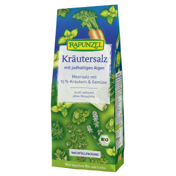 Kräutersalz jodiert mit 15% Kräutern & Gemüse