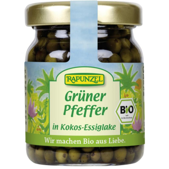 Grüner Pfeffer in Kokos-Essiglake