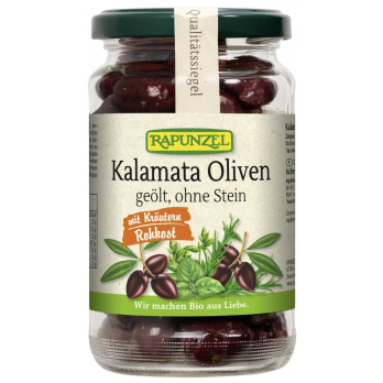 Kalamata Oliven mit Kräutern
