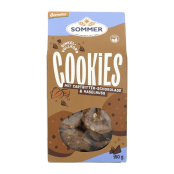 Dinkel Schoko-Cookies, vegan