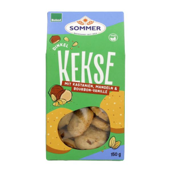 Kastanien Mandelplätzchen aus Dinkel